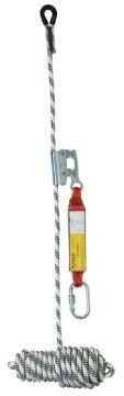 Karam Safety Karam Yaşam Halatı Şok Emici Karabina Halat Tutucu 50 Mt