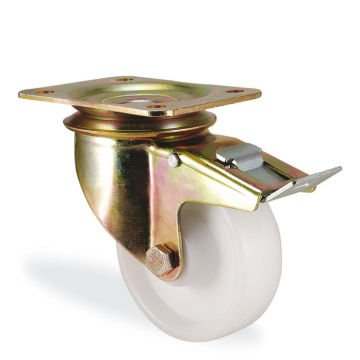 Kama Teker Kama Rulet Frenli Tekerlek 100 mm (K4102 RMB 100 F18)