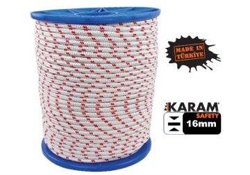 Karam Safety Karam Polyester Statik Halat 16 mm
