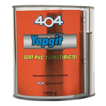 404 YapGit Sert PVC Yapıştırıcı 900 Gr