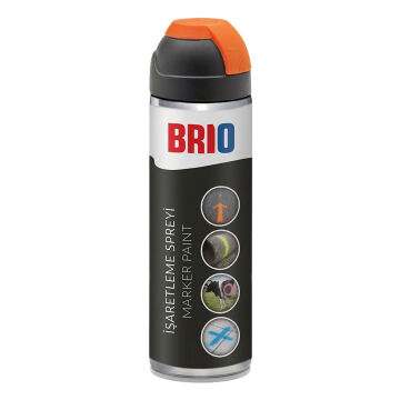 Brio İşaretleme Spreyi Endüstriyel 500 Ml Turuncu