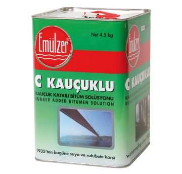 Emülzer C Kauçuklu - Kauçuk Katkılı Bitüm Solüsyonu 4,5 Kg
