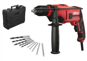 Skil 6725GA Darbeli Matkap 710W Çantalı + 10 Uç