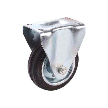 Mertsan Sabit Sac Cantlı Kauçuk Rulmanlı Tekerlek 200X50 Mm (200 Kg)