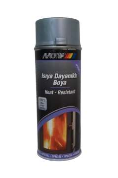 Motip Isıya Dayanıklı 690°C Sprey Boya 400 ml Gri