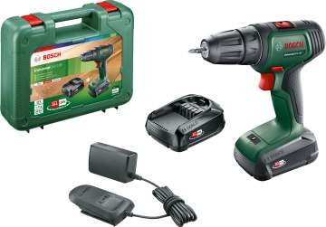Bosch Akülü Vidalama Matkabı UniversalDrill 18 (2 x 1,5 Ah Akü) - 06039D4002