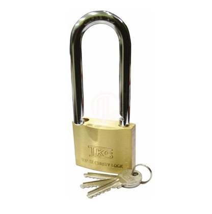 Tks SARI PİRİNÇ UZUN KANCA ASMA KİLİT 40 MM - TKS40018
