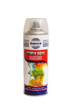 Asmaco Solvent Bazlı Akrilik Floresan Sprey Boya 400 Ml RAL 3024 Floresan Kırmızı