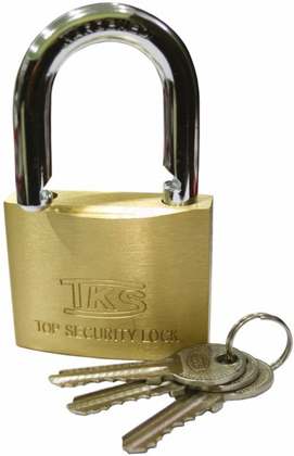 Tks SARI PİRİNÇ ASMA KİLİT 25 MM - TKS40003