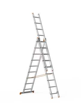 Saraylı A Tipi Endüstriyel Merdiven 3x9 Basamaklı 741 Cm
