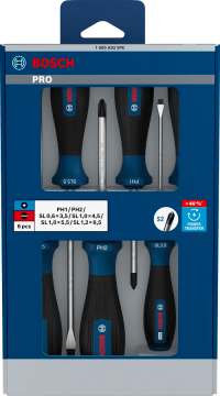 Bosch Pro Tornavida Seti PH/SL 6 lı - 1600A039PE