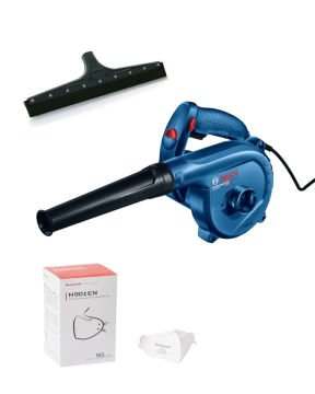 Bosch Üfleme Makinesi GBL 800 E - 0601980420 + Honeywell H901EN FFP2 Katlanabilir Toz Maskesi ve Dekor Rulo Lastik Ağızlı Çekçek Plastik 42,5 Cm + FÜZE Fırça Sapı 120 Cm Hediyeli