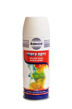 Asmaco Solvent Bazlı Akrilik Sprey Boya 400 Ml RAL 1028 Sarı