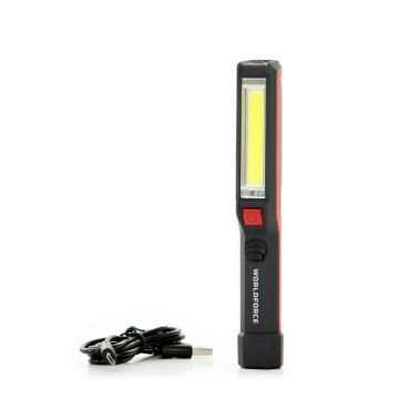 Worldforce Şarjlı Cep Lambası COB Ledli 3W
