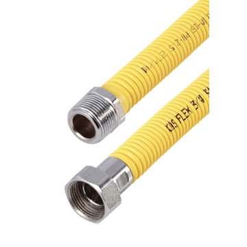 KAS SN Gaz Flex Makaronlu Paslanmaz (13890) 3/4 İnç - 3/4 İnç 60 Cm