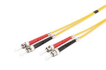Assmann Digitus St-St Fiber Optik Patch Kablo, 2 Mt, Singlemode, Duplex, 09/125