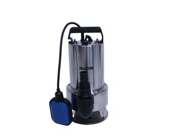 Factor 900W Paslanmaz Gövdeli Temiz Su Drenaj Pompası