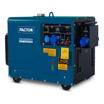 Factor 9.4 Kva Otomatik Kabinli Jeneratör 230V