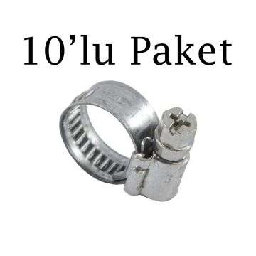 Brio Kelepçe Hortum 8-16 B9/W1 10'lu Paket