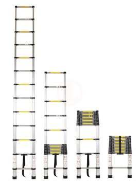 Saraylı Teleskopik Merdiven 13 Basamak 380 Cm