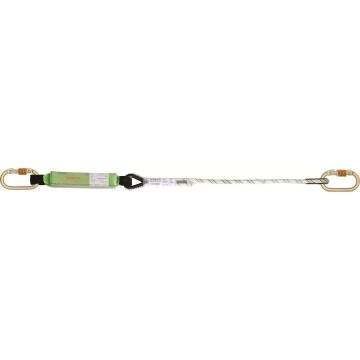 Karam Safety Karam Tek Kol Şok Emici Statik Halatlı Çift Karabinalı