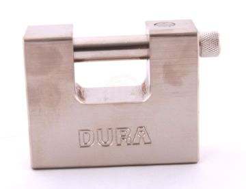 Dura Kilit DK6195 Krom Çelik Asma Kilit 95 Mm