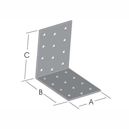 Masa Gönye Sac Köşebent 60x60x60 mm