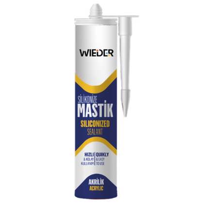 Wieder Silikonize Mastik Siyah 450gr