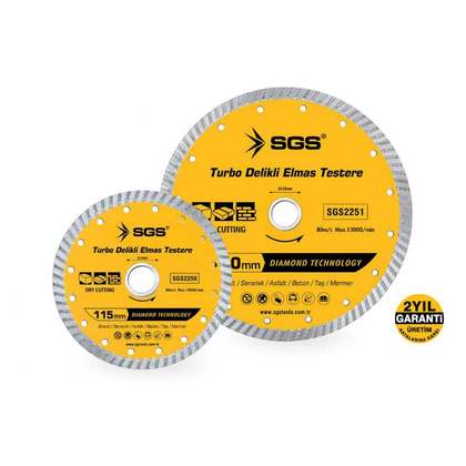 SGS Öztürk SGS Turbo Delikli Elmas Testere 115mm