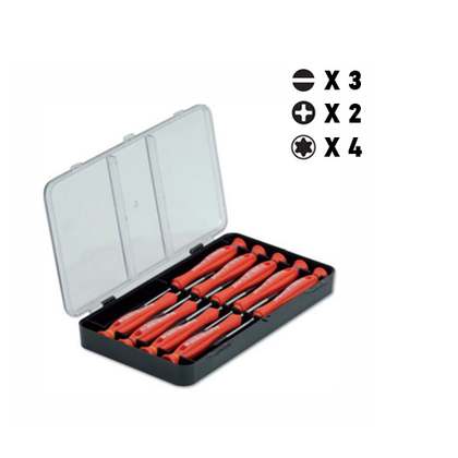 CER-PA NORM Cer-pa X-Plus Elektronikçi Tornavida Seti Takımı 9 Parça (3-2-4)