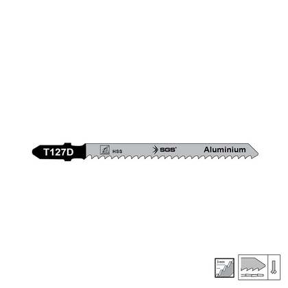 SGS Öztürk SGS Alüminyum Dekupaj Ağzı 100mm x 7.9mm T127D - 5 Adet