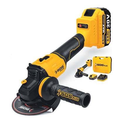 SGS Öztürk SGS Akülü Şarjlı Avuç Taşlama Makinesi 115mm 20V 4.0Ah