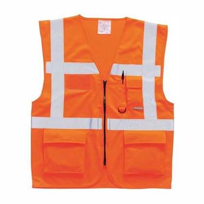 İkaz Trafik Yeleği Mühendis Tipi Turuncu
