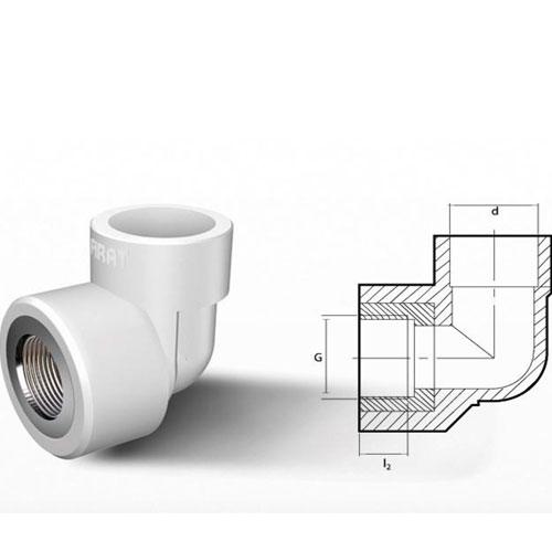 Fırat İç Dişli Dirsek 20 mm