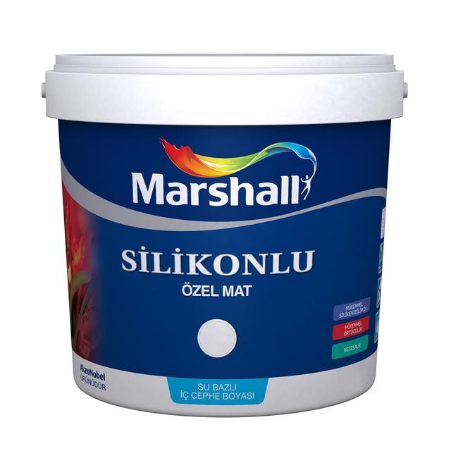 Marshall Özel Mat Silikonlu İç Cephe Beyaz BW 7.5Lt