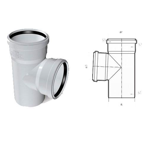 Fırat Pvc Te Çatal 125x100