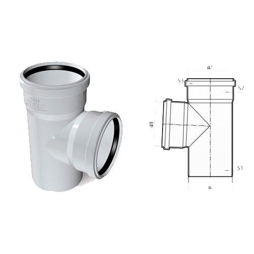 Fırat Pvc Te Çatal 50x50