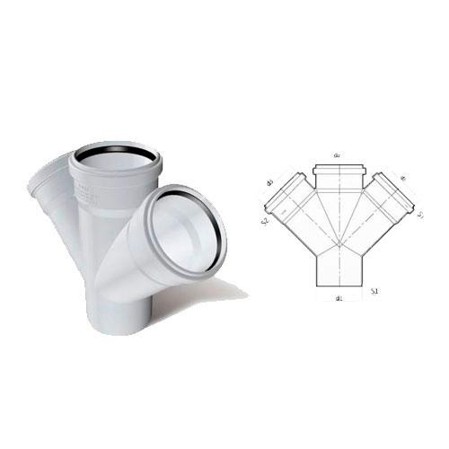 Fırat Pvc Çift Çatal 100x50