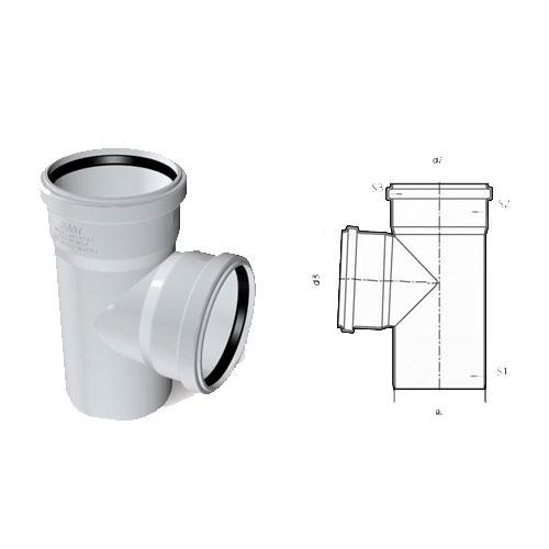 Fırat Pvc Te Çatal 125x125