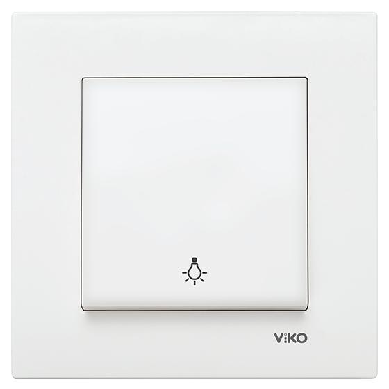 Viko Karre Beyaz Light Anahtar