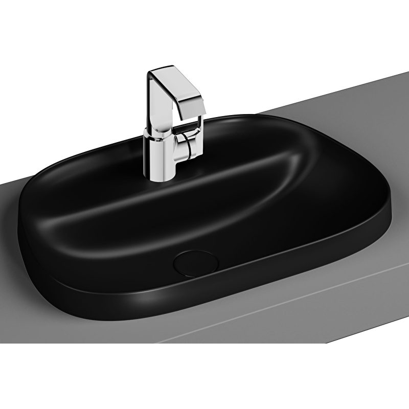 VitrA Frame Tezgahüstü Lavabo Mat Siyah (5696B483-0041)
