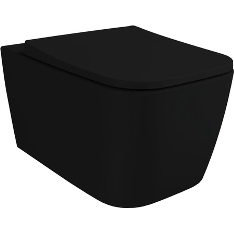 VitrA Metropole Square QuantumFlush Asma klozet Mat Siyah