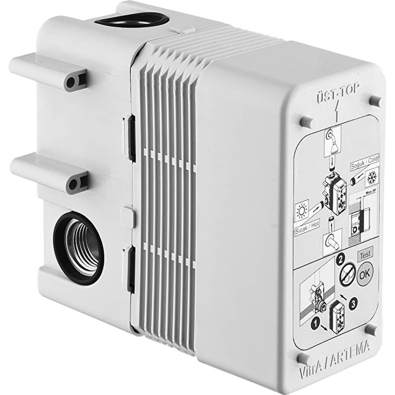 VitrA Minibox Ankastre Banyo Bataryası Krom
