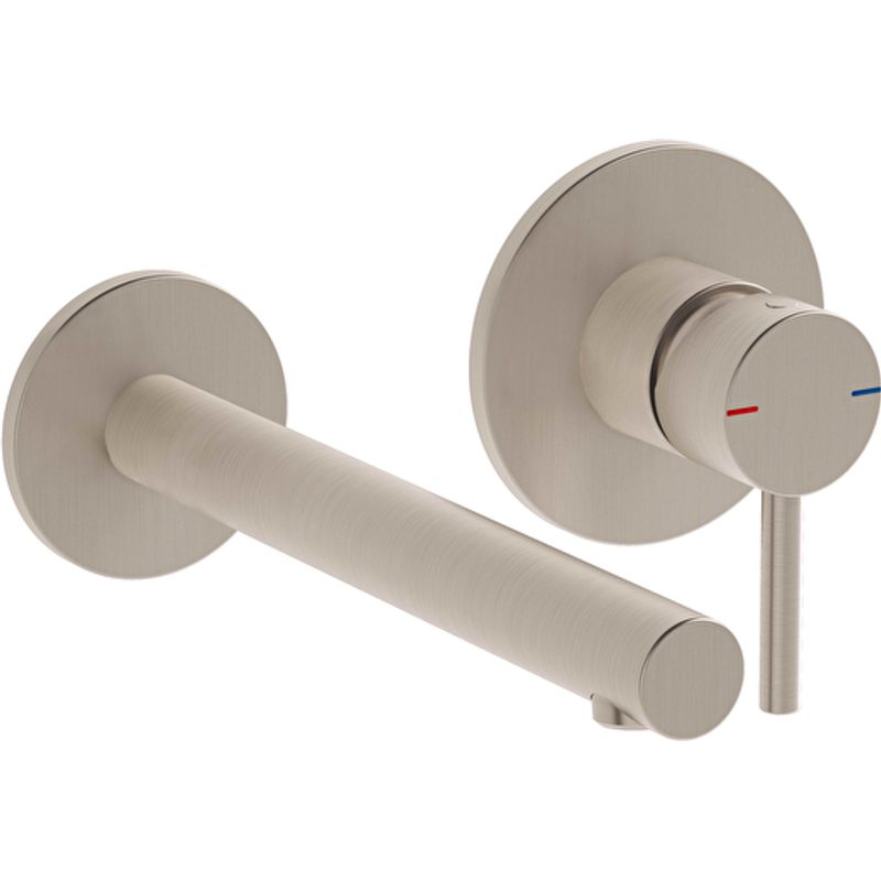 VitrA Origin Ankastre Lavabo Bataryası Fircali Nikel