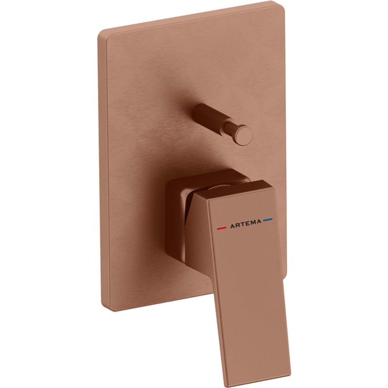 VitrA Minimax Square Ankastre Banyo Bataryası Fircali Soft Bakir